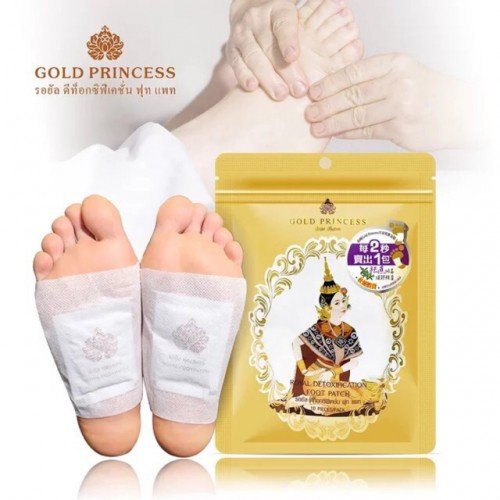 Miếng Dán Thải Độc Chân Gold Princess Royal Thái Lan [10 miếng]