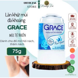 Lăn Khử Mùi Đá Khoáng Grace Chiết Xuất Thiên Nhiên