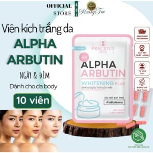Viên dưỡng trắng da ngày và đêm Alpha Arbutin Whitening Plus 10 Viên