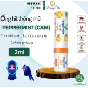 Ống Hít Peppermint Field Inhaler Orange Oil Essence 2ml