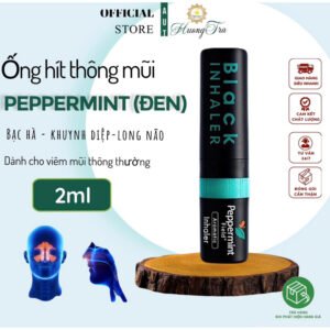 Ống Hít Đen Peppermint Field Black Inhaler Thái Lan 2ml