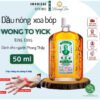 Dầu Nóng Xoa Bóp Wong To Yick 50ml