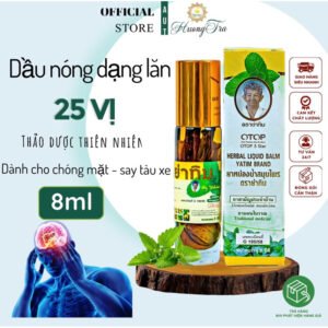 Dầu lăn sâm 25 vị thảo dựơc OTOP Herbal Liquid Balm Yatim Brand 8ml