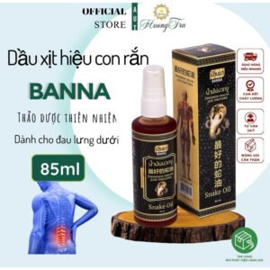 [Dành cho đau lưng dưới] Dầu Nóng Dạng Xịt Xoa Bóp Banna Snake Oil 85ml