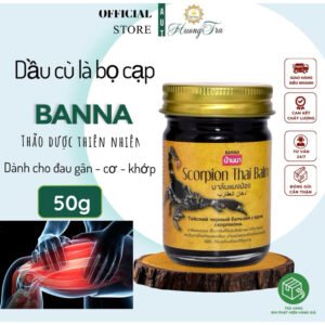 [Dành cho đau cơ - gân - khớp] Dầu cù là Scorpion Thai Balm 50g
