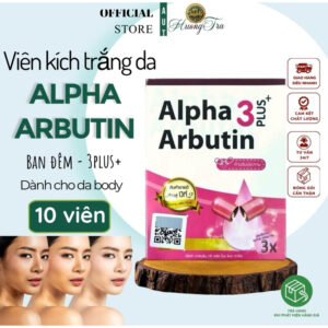 Viên kích trắng da ban đêm Alpha Arbutin 3 Plus 10 viên