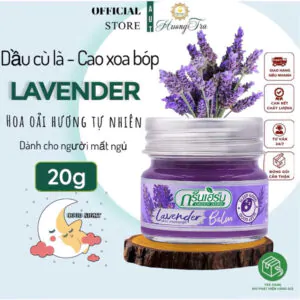 Dầu cù là giúp ngủ ngon-giảm stress Grace Skin Nourishing Balm Lavender 20g