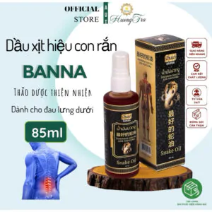 Dầu Nóng Dạng Xịt Xoa Bóp Banna Snake Oil 85ml