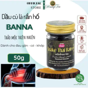 Dầu Cù Là Rắn - Cao Rắn Hổ Xoa Bóp Snake Thai Balm 50g