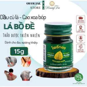 Dầu Cù Là - Cao Xoa Bóp Lá Hiệu Bồ Đề Massage Balm Thái Lan 15g