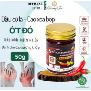 Dầu Cù Là Trái Ớt Đỏ Red Colour Herbs Balm 50g
