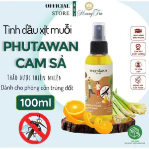 Tinh Dầu Xịt Muỗi Và Côn Trùng Hương Cam Sả Phutawan Citronella Fitz Fitz Thái Lan 100ml
