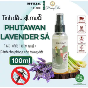 Tinh Dầu Xịt Muỗi Và Côn Trùng Hương Lavender Sả Phutawan Citronella Fitz Fitz 100ml